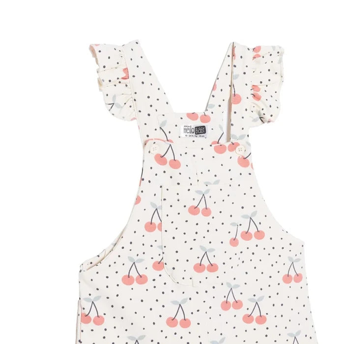 HelloBaby Salopet - Tshirt - Ecru Printed Ecru Printed - ebebek