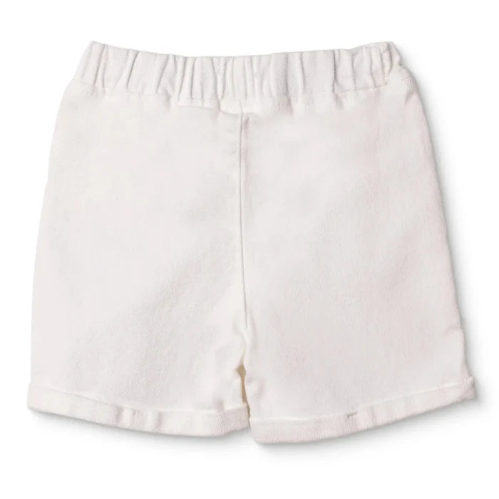 HelloBaby Girls Denim Shorts Buttoned Berry Belle Short Length - Ecru Ecru - ebebek