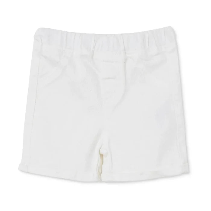 HelloBaby Girls Denim Shorts Buttoned Berry Belle Short Length - Ecru Ecru - ebebek