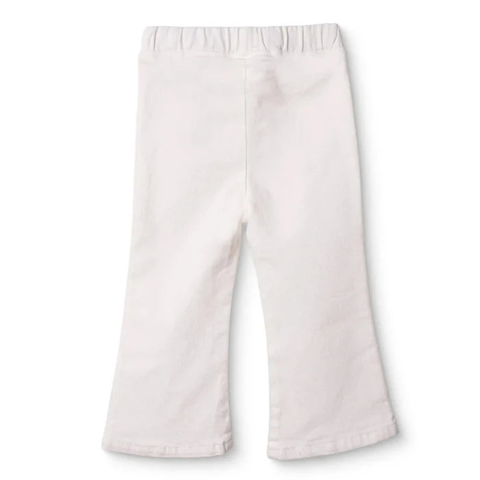 HelloBaby Girls Denim Trousers Buttoned Berry Belle Full Length - Ecru Ecru - ebebek