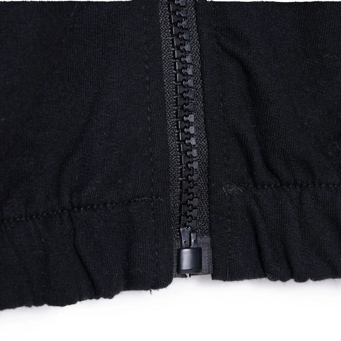 HelloBaby Girls Hooded Cardigan Crew Neck Long Sleeve - Black Black - ebebek