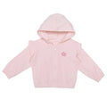 HelloBaby Girls Hooded Cardigan Crew Neck Long Sleeve - Pink Pink - ebebek