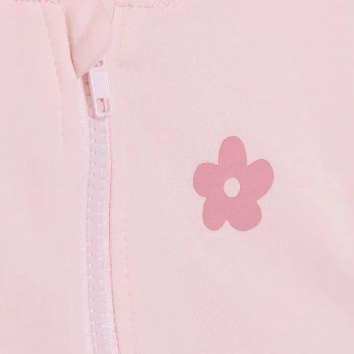 HelloBaby Girls Hooded Cardigan Crew Neck Long Sleeve - Pink Pink - ebebek