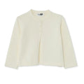 HelloBaby Girls Knitted Cardigan Buttoned Berry Belle Peter Pan Collar Long Sleeve - Ecru Ecru - ebebek