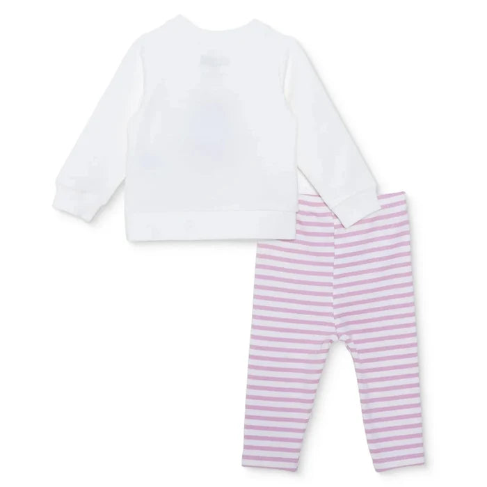 HelloBaby Girls Sweatshirt - Bottom Fruits Crew Neck Long Leg Long Sleeve - Pink Pink - ebebek