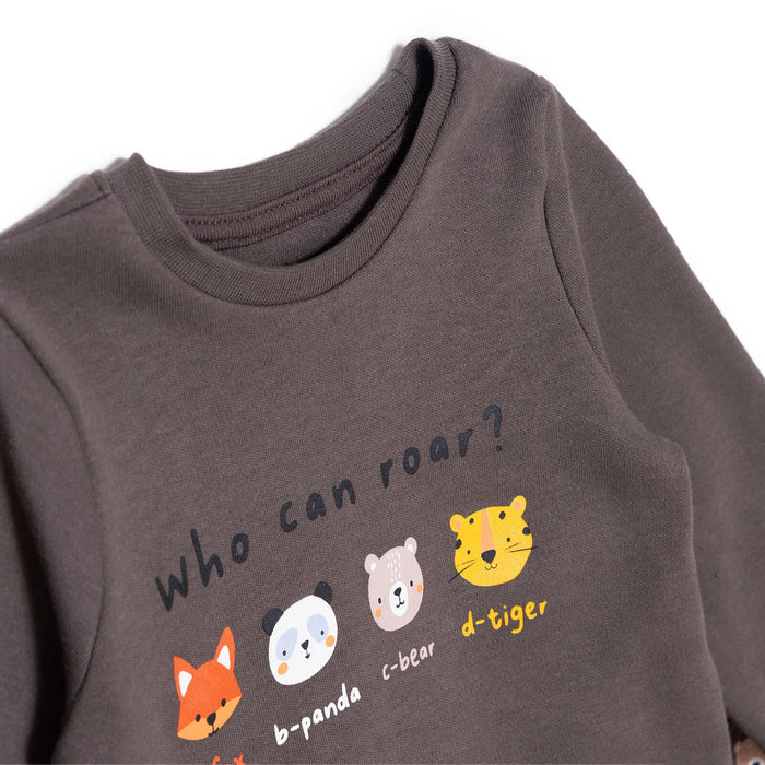 HelloBaby Long Sleeve Pyjamas - Khaki - ebebek - Black Friday