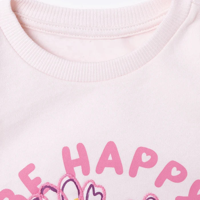 HelloBaby Motto Girl Jogging Set - Light Pink - ebebek - Black Friday