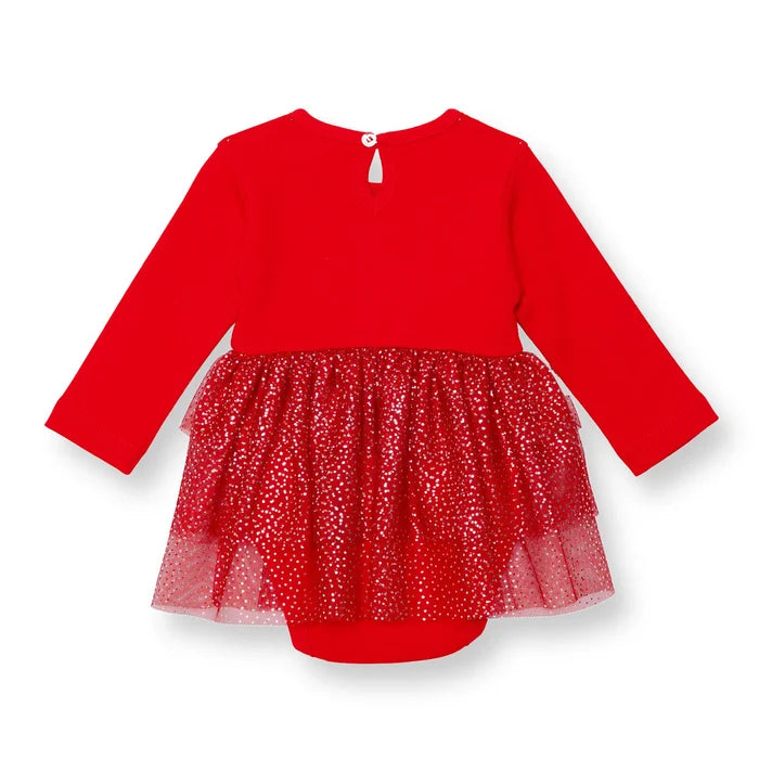 HelloBaby My First Christmas Newborn Girl Dress - Body - Red - ebebek - Black Friday