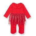 HelloBaby My First Christmas Newborn Girl Footed Jumpsuit - Red - ebebek - Black Friday