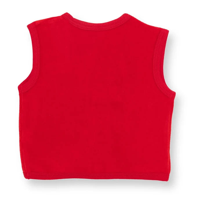 HelloBaby My First Christmas Unisex Newborn Vest - Red - ebebek - Black Friday