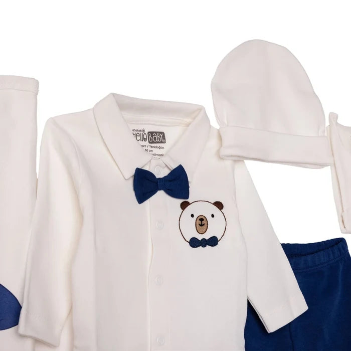 HelloBaby Newborn 10 - Piece Newborn Hospital Set - Ecru Ecru - ebebek