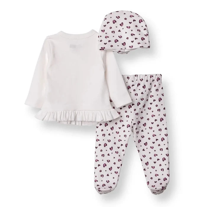 HelloBaby Newborn Body - Hat - Footed Bottom - Ecru Ecru - ebebek