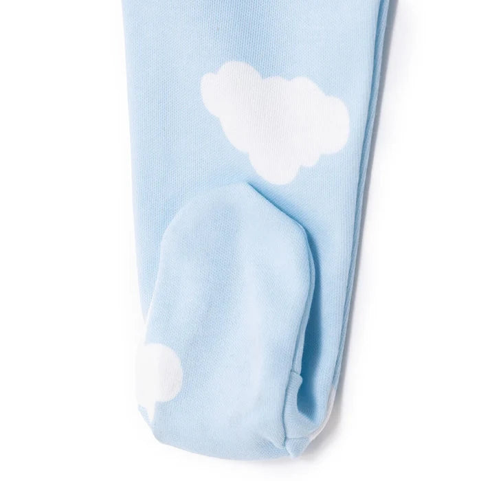 HelloBaby Newborn Footed Jumpsuit - Light Blue - ebebek - Black Friday