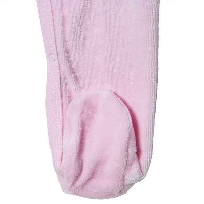 HelloBaby Newborn Velvet Footed Jumpsuit - Pink - ebebek - Black Friday