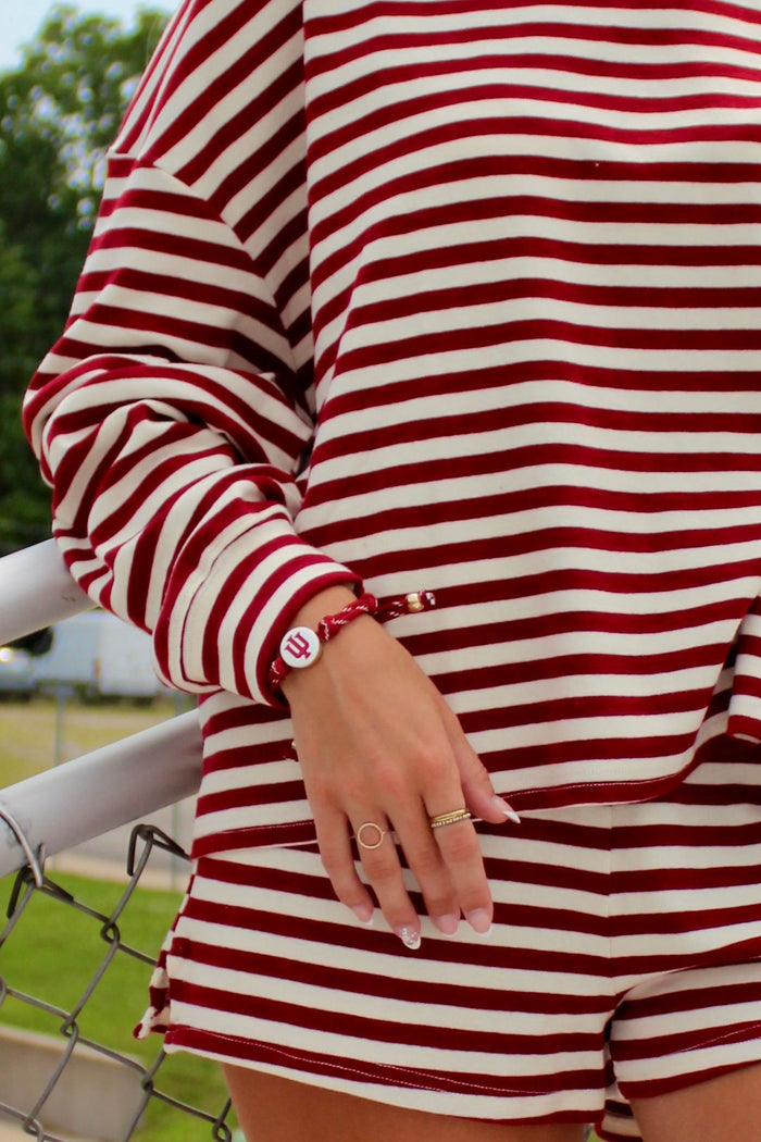 Hoosier Stripe Top