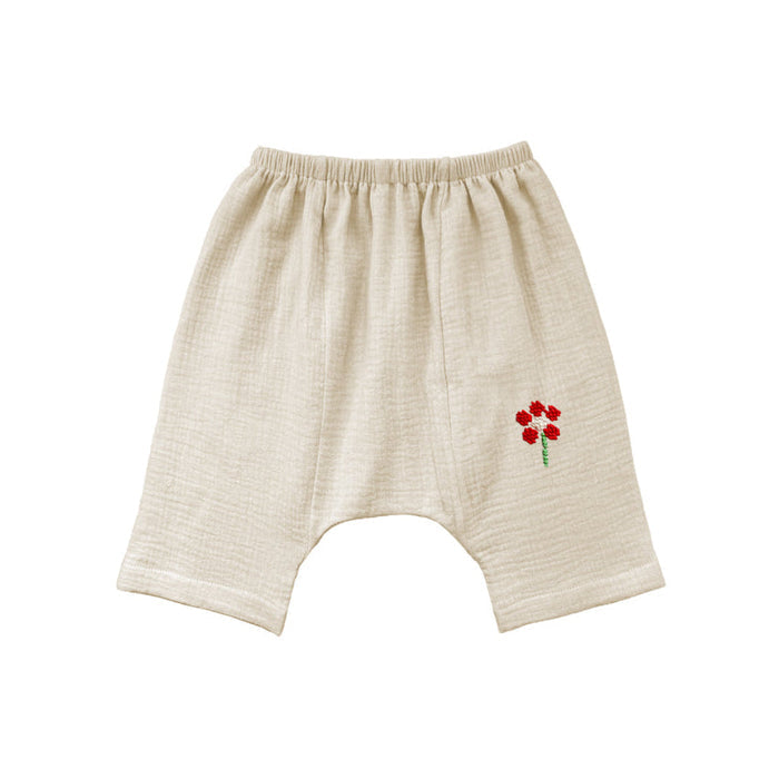 House is Casa Red Flower Pants