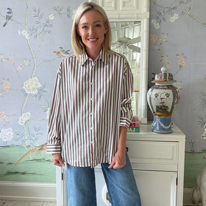 Hunter Stripe Oversized Shirt