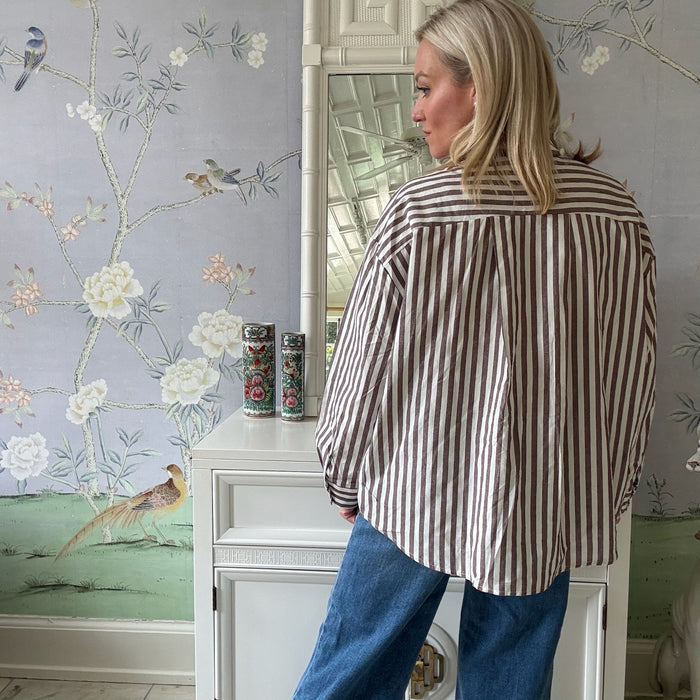 Hunter Stripe Oversized Shirt