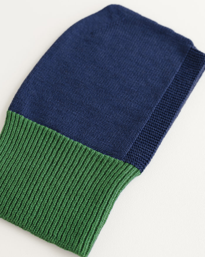 Hvid Balaclava Eddy Blue - Grass