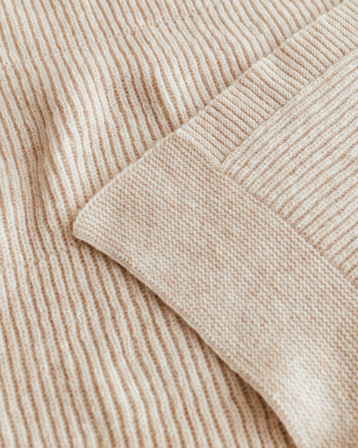 Hvid Blanket Gaston Soft Beige