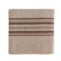 Hvid Blanket Gilbert Sand - Walnut
