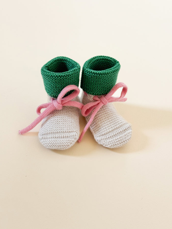 Hvid Booties Cream - Grass