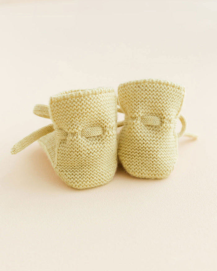 Hvid Booties Light Yellow - La Gentile Store