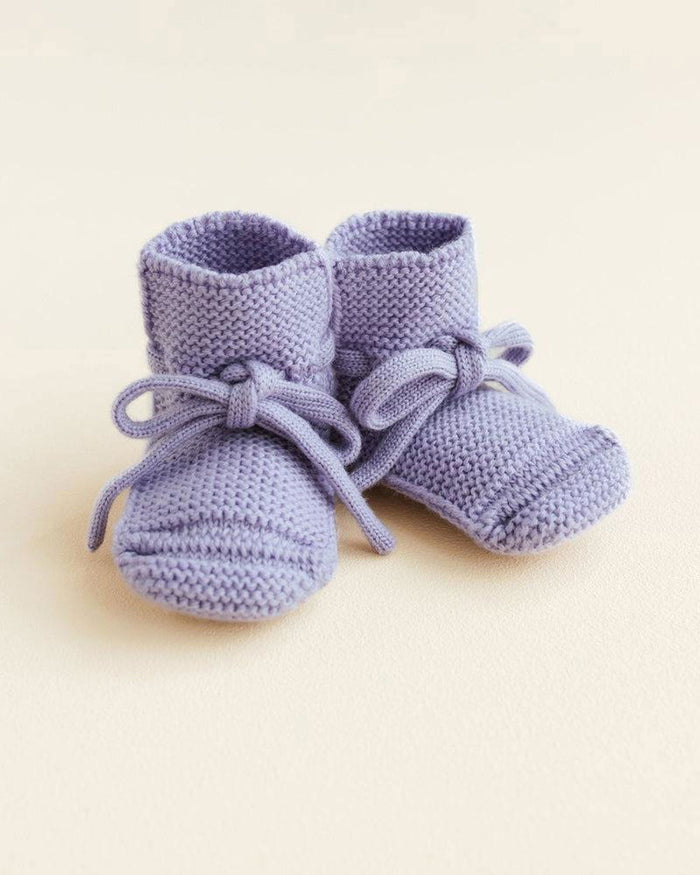Hvid Booties Lilac - La Gentile Store