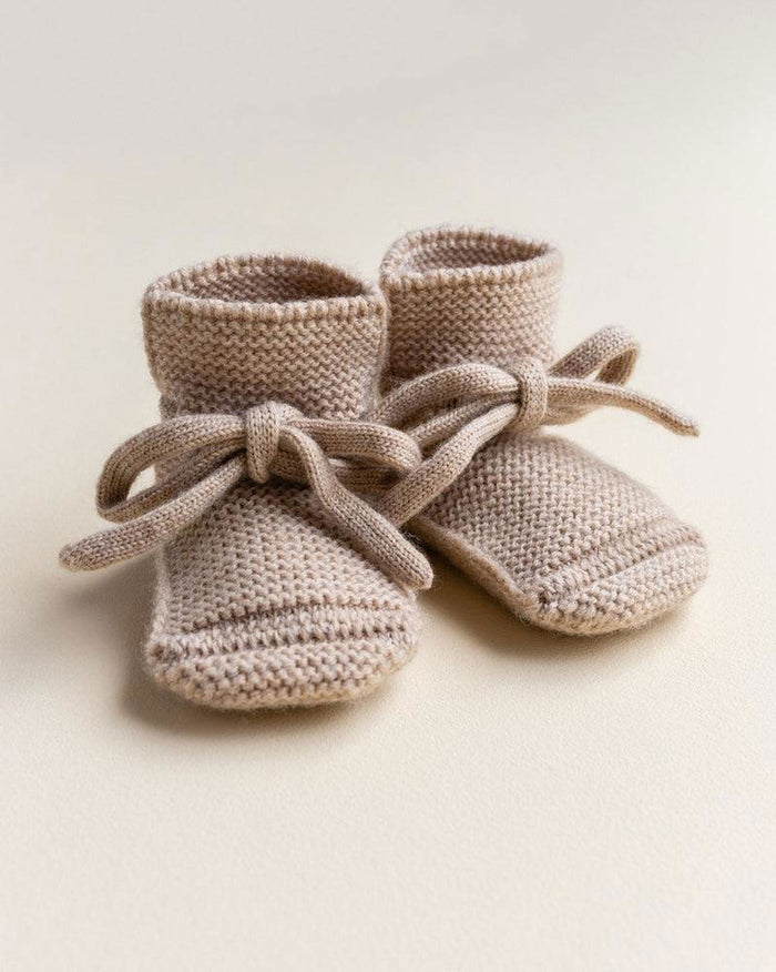 Hvid Booties Sand - La Gentile Store