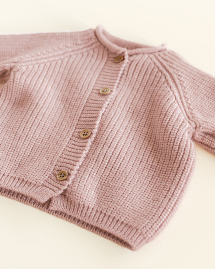 Hvid Cardigan Inga Powder