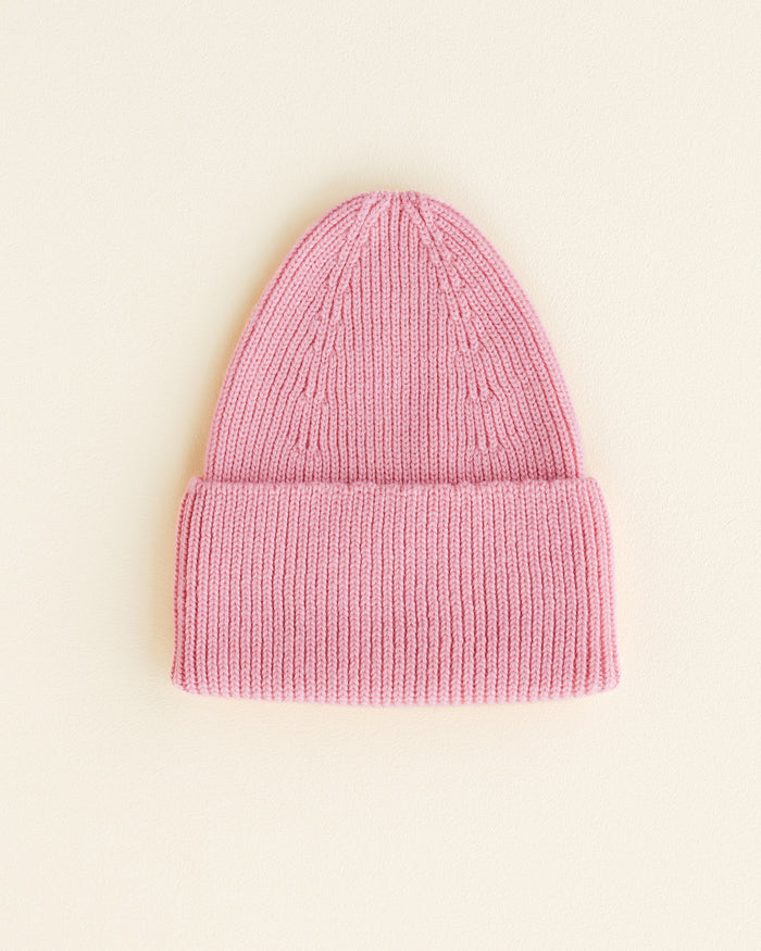 Hvid Fonzie Kids Beanie Cotton Candy
