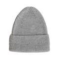 Hvid Fonzie Kids Beanie Grey Melange - La Gentile Store
