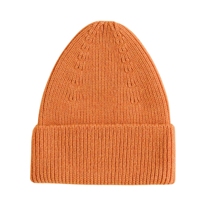 Hvid Fonzie Kids Beanie Orange - La Gentile Store
