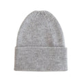 Hvid Fonzie Newborn Beanie Grey Melange - La Gentile Store