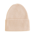 Hvid Fonzie Newborn Beanie Oat - La Gentile Store