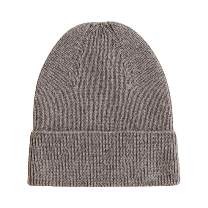 Hvid Fonzie Newborn Beanie Otter - La Gentile Store