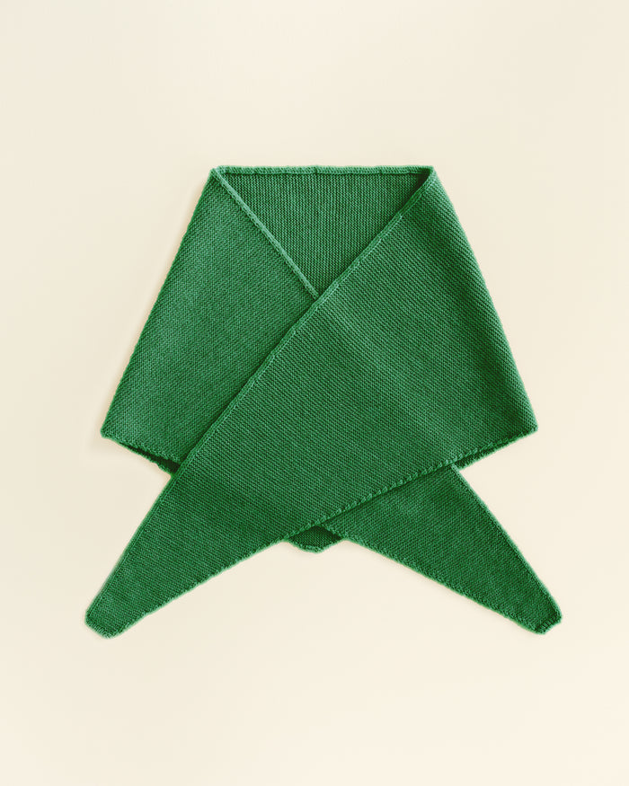 Hvid Grass Triangle Scarf Josephina