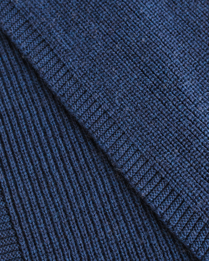 Hvid Gustave Scarf Blue