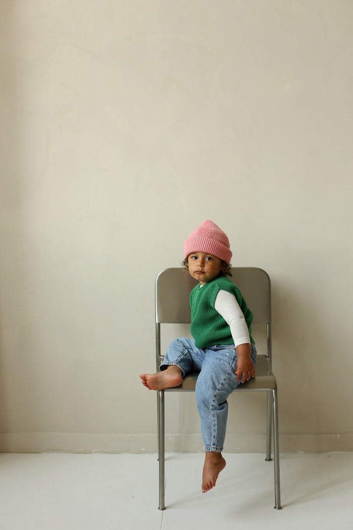 Hvid Harvey Kids Vest Grass