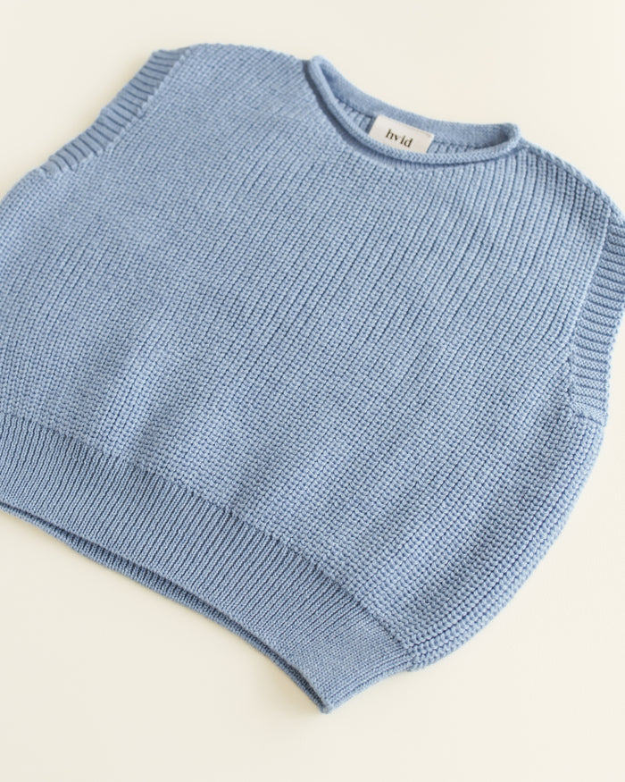 Hvid Harvey Kids Vest Light Blue