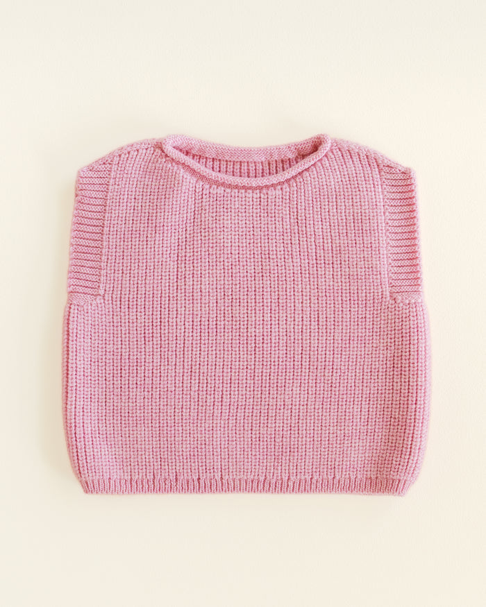 Hvid Harvey Vest Cotton Candy