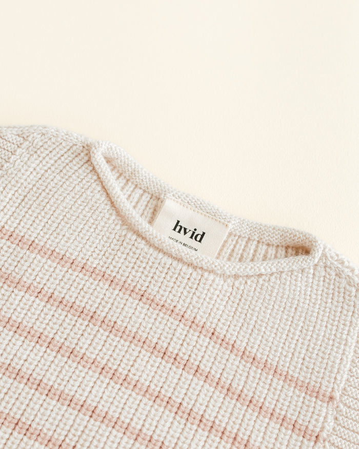 Hvid Harvey Vest Cream - Apricot