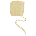 Hvid Newborn Bonnet Dolly Light Yellow