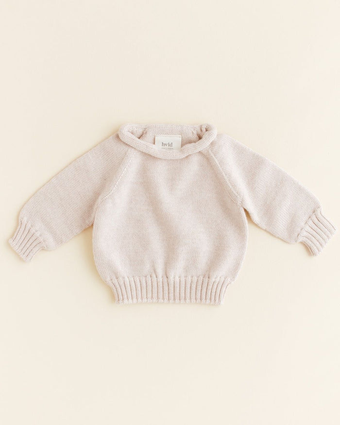 Hvid Sweater Georgette Cream - La Gentile Store
