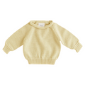Hvid Sweater Georgette Light Yellow - La Gentile Store