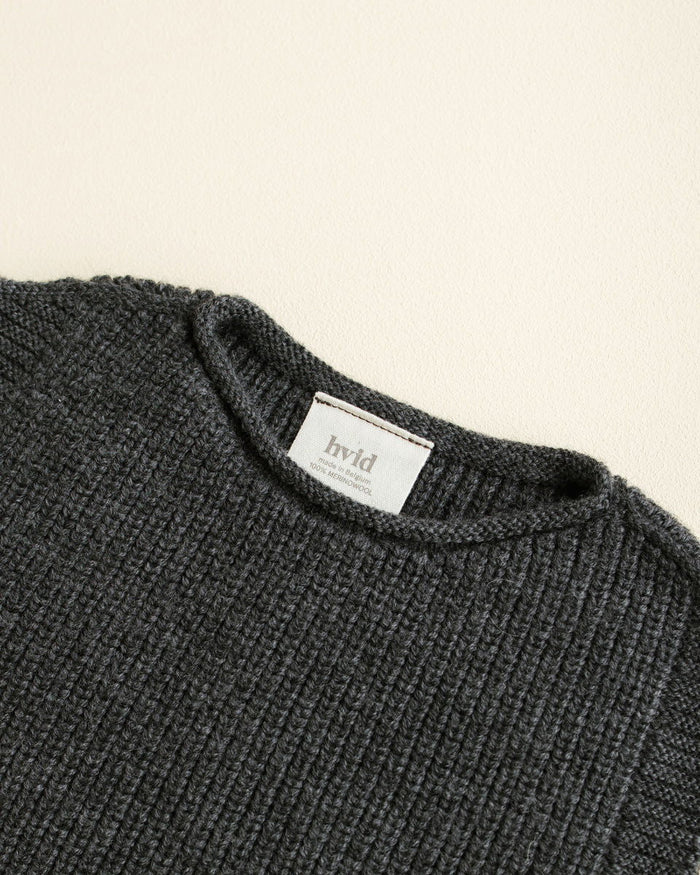 Hvid Vest Harvey Charcoal - La Gentile Store