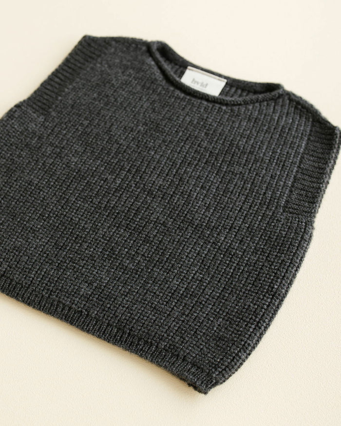Hvid Vest Harvey Charcoal - La Gentile Store