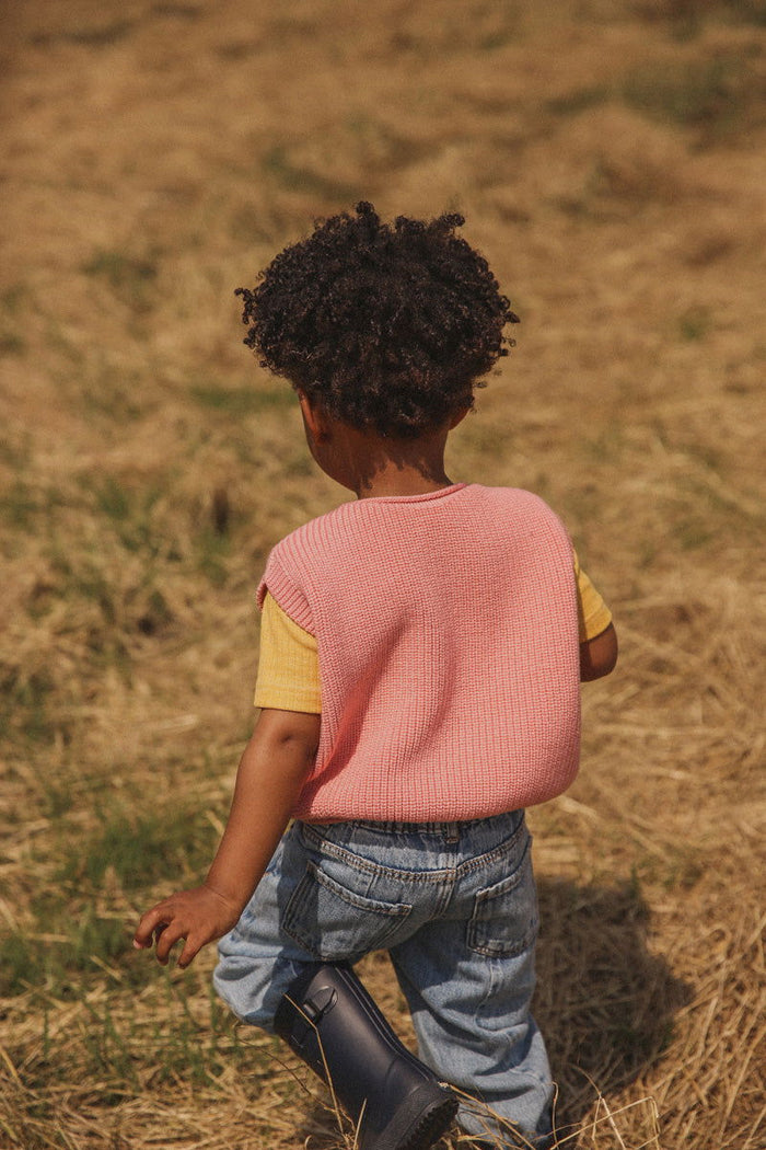 Hvid Vest Harvey Kids Bubblegum - La Gentile Store