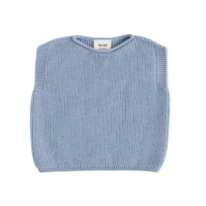 Hvid Vest Harvey Light Blue - La Gentile Store