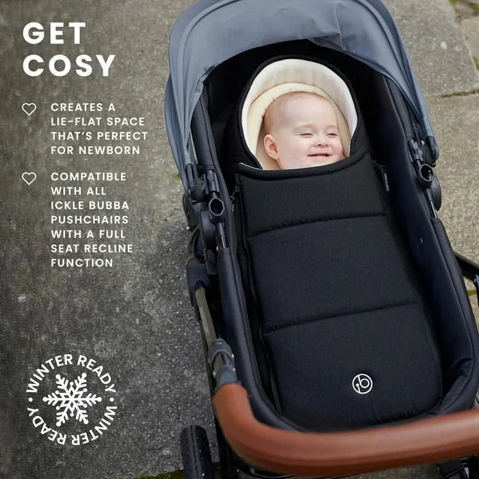 Ickle Bubba Newborn Cocoon - Black - ebebek - Black Friday
